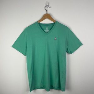 Psycho Bunny Mens Blue V Neck Shirt Size 5